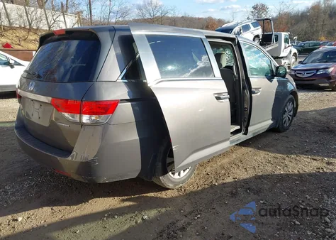 2016 Honda Odyssey Se from USA, damaged, VIN 5FNRL5H31GB069947